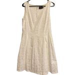Just Taylor White Eyelet Fit n Flare Dress Size 10 Photo 5