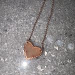 Kendra Scott  Rose Gold Heart Necklace Photo 3