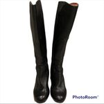 Corso Como Black Leather Seamed Tall Boots Photo 5
