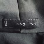 Mango Women Black Long Sleeve Lapel Collar Wrap Casual Short Dress Size 8 Photo 6