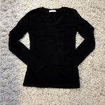 Active Basic  Black Long Sleeve Top Size S Photo 1