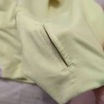 Tangerine  yellow half zip hooded pullover size medium Photo 2