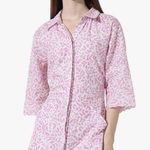 Only Y2K NWT Step-Hem Shirtdress in Baby Pink Sz3& Schiffi Floral Fairycore CHIC Photo 0