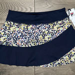 FILA  13" Backspin Tennis Skirt Skort Blue Print‎ Size Small Photo 0