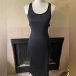 NWT Sleeveless, Strappy cut out back sexy midi Dress/ Black Black Photo 2