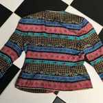 Adrianna Papell Vintage 90s Safe Silk by Blazer Evening Jacket Baroque Rope sz12 Photo 7