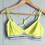 Victoria's Secret VICTORIA’S SECRET Strappy Lace Sport Bralette Neon Yellow M Photo 0