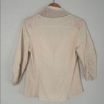 XCVI  Wearables Fjord Jacket Cream Full Zip Pockets Mesh Net Photo 8