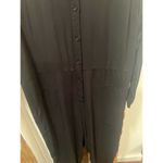 Old Navy Womens Minimalist Cotton Long Sleep Jumpsuit Size L Black Photo 6