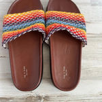 Rag and Bone  Bailey Multi Colored Woven Slides Like New Size 10 runs small Photo 5
