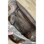 Michael Kors MK White/Brown  Riley Purse - Size M Photo 8