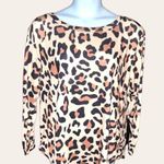 Nanu cheetah print comfy sweater top! Black Size 1X Photo 0
