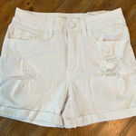 SO  ~ Cury White Jean High Rise Midi Shorts Size 5/27W ~ New With Tags Photo 0