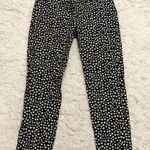 J.Crew Mercantile Winnie Heart Print Cropped Straight Leg Pants Black 2 Photo 2