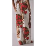 House Of Sunny The Rose Garden Wide Leg Pant Urban Outfitters Anthropologie Boho White Size 2 Photo 3