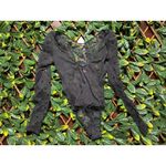 Victoria's Secret  Sheer Polka Dot Bodysuit Size Small Photo 1