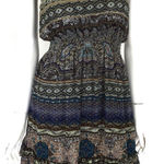 Poetry  Clothing Boho Strapless Smocked Ruffle Mini Dress Festival Beachwear Sm‎ Photo 0