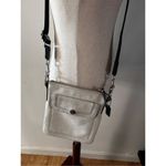 Coach leather white crossbody bag authentic with adjustable black strap Photo 2