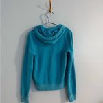 Hollister vintage  blue zip up hoodie “orange county” size M dual zipper Photo 4