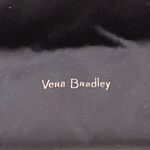 Vera Bradley 🍂 Navy Nylon Tote Bag Leather Trim Striped Lining Travel Work Bag Photo 1