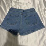 Bullhead Denim Co Bullhead Blue and Patterned Jean Shorts Photo 1