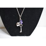 Source Unknown Casual Everyday Hearts/Key Charm Silver Tone Pendant Necklace Photo 1
