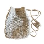 Xhilaration  Cream Crochet Backpack Purse – Boho Festival Bag Photo 1