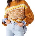Free People Cinnamon Toast Alpine Sweater Photo 3