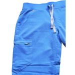 FIGS Women’s Zamora Jogger Scrub Pants Small Blue Medical Nursing Stretch Photo 2