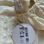 City beach open back butter Embroidered Mini Dress White Size 6 Photo 4