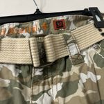 Rock Revival  Mens Khaki Camo Cargo Shorts are a size 36. Photo 2