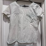Levi's  White Washed Denim Blouse Photo 0