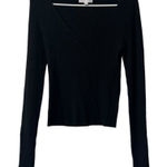 Olive + Oak Women's Black Long Sleeve Pullover Knit Sweater Size Medium Classic Photo 0