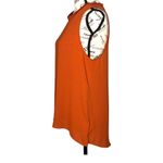 Stitch Fix Goldray SMALL Jabare Ribbed Detail Blouse - High Low Hem High Neck Photo 3