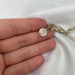 Dana Buchman Early 2000's Chunky Chainlink Silver Metal Necklace Photo 5