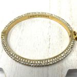 Juicy Couture CZ bling gold tone bangle bracelet Photo 3