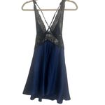Victoria's Secret ✨ Lace Detail Slip Sz Small Navy Chemises✨ Photo 4