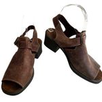 Seagull Leather Open Toe Slingback Sandals Size 7.5 Photo 0