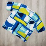 Joseph A Size L Green And Blue Shirt Top Photo 1