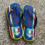 Italia Flip Flop Size 7 Blue Photo 0