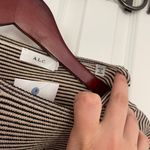 A.L.C. Shiloh Striped Crop Wool Blend Blouse Photo 12