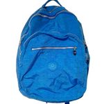 Kipling  Seoul Backpack With Laptop Protection French Blue Nylon Bag Photo 0