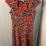 Wallis Floral orange dress with‎ black and white flowers size 6 Photo 0