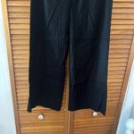 Maeve By Anthropologie Women’s Black Wide Leg Linen Dress Pants Sz 24 NWT Photo 2