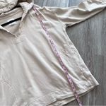 Aerie  cream beige Henley‎ hoodie pullover Photo 2
