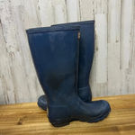 Hunter  Women's Original Tall Rain‎ Boots Navy Blue Size 5 Photo 3