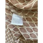 Andthewhy  Deep V Neck Leaf Pattern Maxi Dress‎ Medium Smocked Waist Retro Trad Photo 9