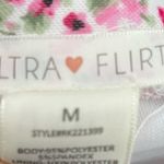 Ultra Flirt Juniors' Floral Printed Ruched Mesh Skirt in Pink Size Medium NWT Photo 5