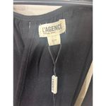 L'Agence  Francine Black Twist Midi Dress, Size S Photo 1