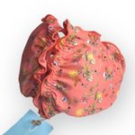 Maria Tulipa ⚘ Wavy Hummingbird Floral Triangle Bikini Top ⚘ Electric Peach ⚘ L Orange Size L Photo 9